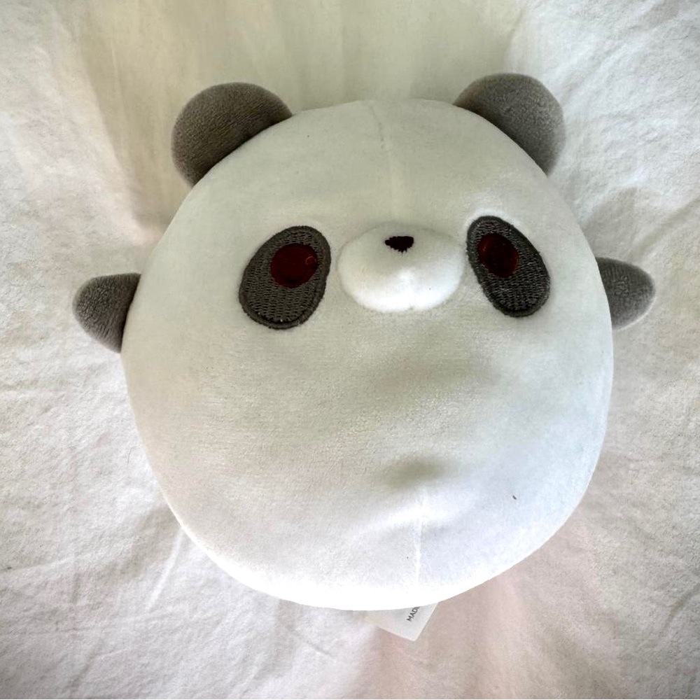 Ichi cat or panda plushie white & gray